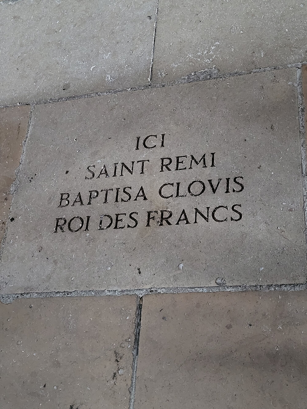 Restoration works at the Cathedral Notre Dame de Reims, where St. Remi baptized Clovis I in 496AD, witnessed during Chesil Rectory's wine experience